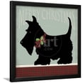 thumbnail image 1 of Scottie Merry Christmas, Animals Framed Art Print Wall Art by Stephanie Marrott Sold by Art.Com, 1 of 5