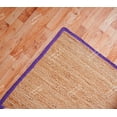 thumbnail image 4 of Chouhan Rugs Natural Jute Purple Lined Rug Bohemian Rug Decor Rug Handwoven Rug Custom Rug Decorative Rug, 4 of 8