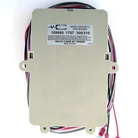 Multi-Code 1099 12 24-Volt Gate Radio Receiver MultiCode 109950 Linear MCS109950