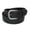 Black, variant on Men's Big & Tall Bison Leather Belt with Removable Buckle