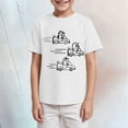 thumbnail image 2 of Hessimy Baby-Boys And Toddler Basic Short Sleeve Tee,Basic Tee(White,2-3 Years), 2 of 4