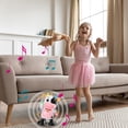 thumbnail image 6 of Electric Dancing Cow Musical Toy, Colorful LED Lights & 14 Classic Songs, 360° Rotating Dance Toy, Festive Christmas Birthday Gift, White Black, 5.7*2.8*8.3in, 6 of 9