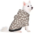 thumbnail image 2 of Fotbe Cute Rabbit Sudadera con Estampado para Perros Pequeños – Suéter con Capucha para Mascotas, Tela Suave de Forro Polar con Bolsillo-Large, 2 of 7