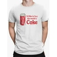 thumbnail image 2 of Officially Licensed Coca-Cola Have a Coke and Smile Nostalgic Graphic Men's T-shirt, 2 of 3