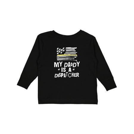 

Inktastic My Dad is a Dispatcher Emergency Services Gift Toddler Boy or Toddler Girl Long Sleeve T-Shirt