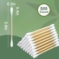Curated visual reference: Picture Idea: Bamboo Cotton Swabs 500 Pieces Round Tip
