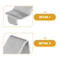 thumbnail image 3 of IFANLANDOR 60Ud Clips Metálicos Para Estantes De Con Soporte Resistente Y Antideslizante Plata, 3 of 8