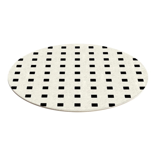 Alfombra para sofá de 23,6 pulgadas, para pasillo, puerta, respaldo antideslizante, para mesita de noche Estilo A