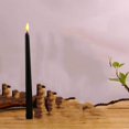 thumbnail image 3 of Velas cónicas negras sin llama parpadeantes con control remoto de 10 teclas, velas de ventana con luz de mecha 3D LED a batería, cera real, paquete de 10, 3 of 5
