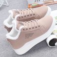 thumbnail image 4 of Zapatillas deportivas forradas de piel, zapatillas informales para correr, mujeres acogedoras para actividades al aire libre DQrwqpou Tenis De Mujer Tenis De Hombre, 4 of 7
