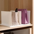 thumbnail image 1 of Shelf Divider, Easy Assembly Plastic Vertical Handbag Separator  for Wardrobe, 1 of 8