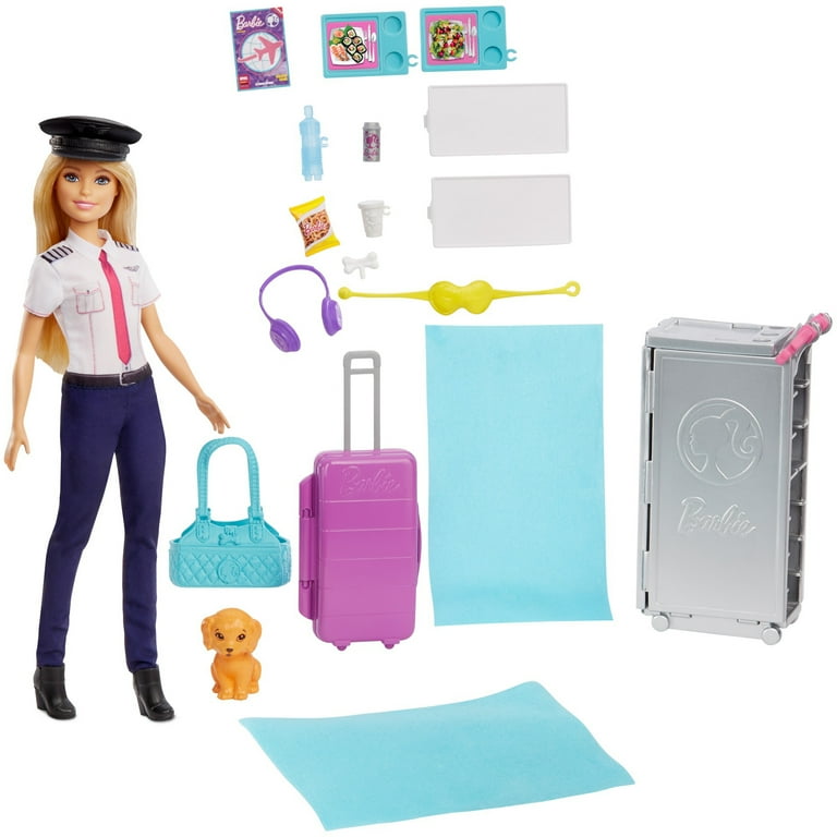 Barbie travel set walmart sale