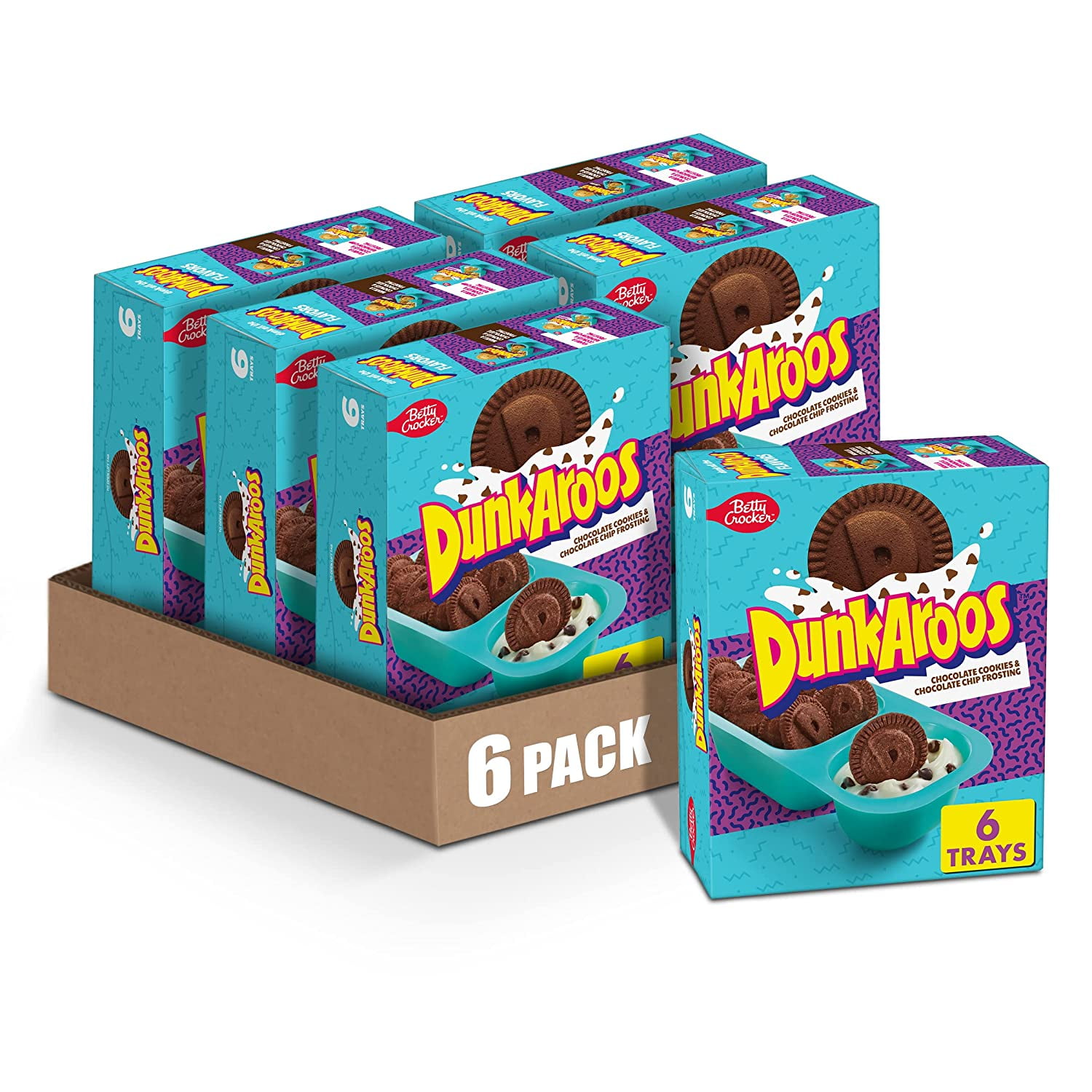 Betty Crocker Dunkaroos Cookies And Frosting, Multipack, Chocolate Chip