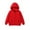 Red#691, variant on LIIPEE Girls Boys Jacket Solid Color Long Sleeve Hooded Zip Up Thickened Jackets With Pockets Toddler Versatile Daily Coat,Black,3-4 Years