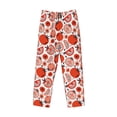 thumbnail image 6 of Uemuo Hand Drawn Tomatoes Pattern Men's Wide Leg Palazzo Lounge Pants with Pockets Light Weight Loose Comfy Casual Pajama Pants-Small, 6 of 9