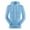 Sky Blue, variant on TOUMENY Men's UPF 50 Sun Protection Hoodie Lightweight Long Sleeve Fishing Hiking Running Jackets Casual Loose Zip Up Outdoor Jacket Black L