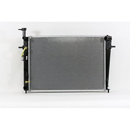 Radiator - Pacific Best Inc For/Fit 13070 05-09 Hyundai Tucson 2.7L Automatic WITH Manual A/C Plastic Tank Aluminum