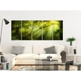 thumbnail image 2 of Tiptophomedecor Stretched Canvas Landscape Art - In The Sunshine 5 Piece - Stretched & Framed Ready To Hang Art, 2 of 3
