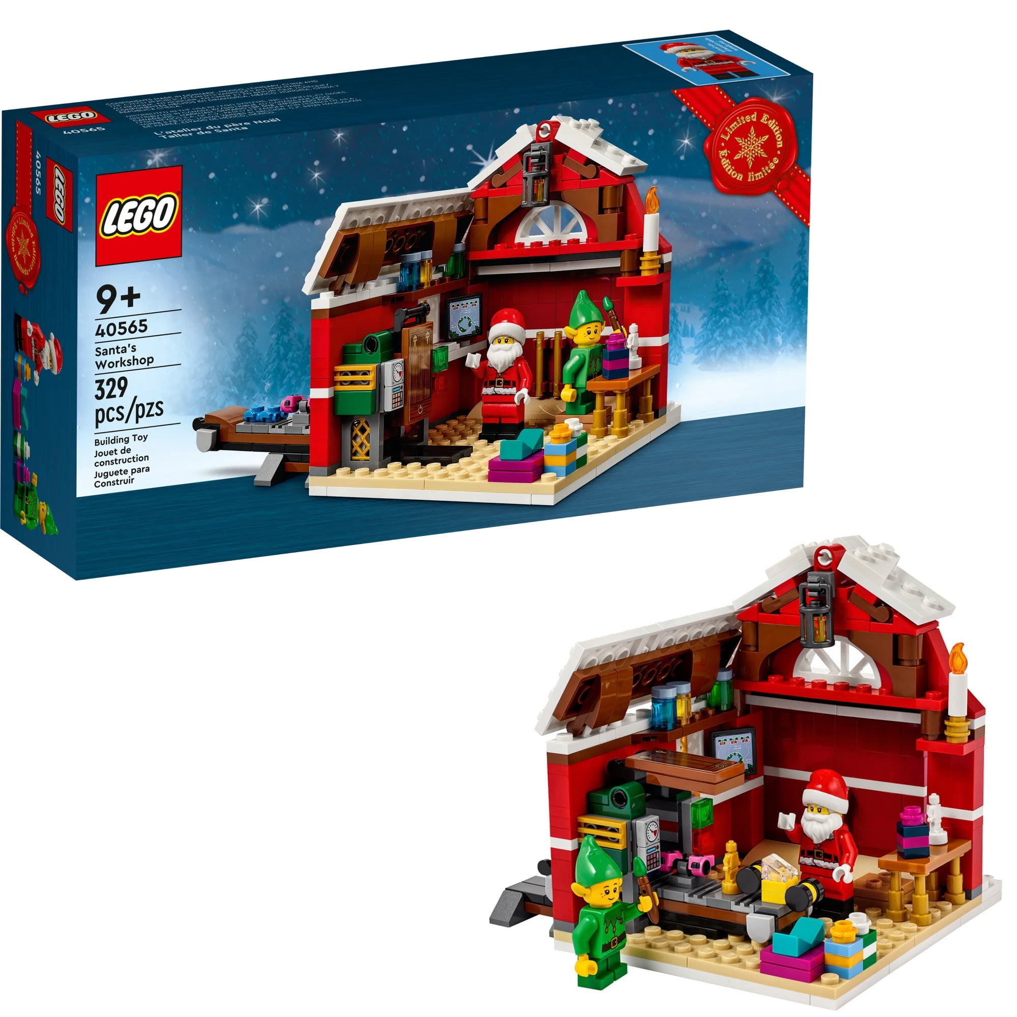 LEGO Santa's Workshop Limited Edition 329 Piece Building Kit