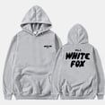 thumbnail image 3 of Sudadera con capucha para hombre y mujer, prenda con estampado de letras de zorro, extra grande, informal, holgada, estilo Hip Hop Vintage, 3 of 5