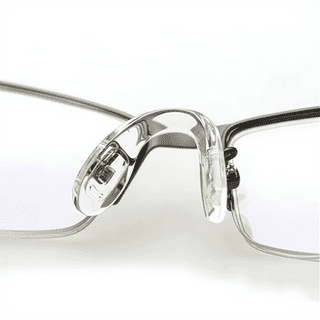Lvvfit Eyeglass Nose Pads Covers, Slip-on Silicone Eyeglasses Nose Pads,  Soft Nose Piece Pads for Glasses Repair Kit, Anti-Slip Eyewear Protective