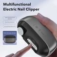 thumbnail image 4 of 3-In-1 Automatic Electric Nail Clipper With 3 Replaceable Grinding Heads, Safe & Effortless Trimming, Ergonomic Portable Design For Family, Home Daily Grooming & Travel Use, 4 of 8