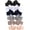 4307p1-m-, variant on 6 pcs Lace Regular Padded Plain Everyday Basic Bra A/B/C