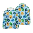 thumbnail image 6 of Bingfone Cartoon Monster Men's Drawstring Hoodie Long Sleeve Pocket Sweatshirts-Large, 6 of 6