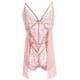 thumbnail image 5 of Women's Sexy Underwear Suspenders Floral Lingerie Scalloped Trim Sexy Panty Sets, 5 of 5