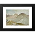 thumbnail image 2 of Thomas Moran 24x18 Black Modern Framed Museum Art Print Titled - The Upper End of Little Cottonwood Canyon, Wasatch Range, Near Ogden, Utah (1879), 2 of 5