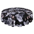 thumbnail image 5 of Round Tablecloth Spring Summer flower Round 60 x 60 Inch Table Cover for Party Dinner Picnic, 5 of 5