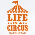 thumbnail image 2 of CafePress - LIFE IS A CIRCUS Body Suit - Baby Light Bodysuit, Size Newborn - 24 Months, 2 of 4