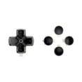 thumbnail image 4 of eXtremeRate Replacement Three-Tone Black & Clear with Purple D-pad Face Buttons for PS5 BDM 010/020/030/040, 4 of 10