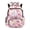 Cherry Blossom White Cat, variant on Yspwyqan Backpack for Little Girls, Galaxy Star Axolotl 17" Cute Daypack, 600D Polyester, Front Pocket, Adjustable Straps Daypack for Preschool Kindergarten Travel