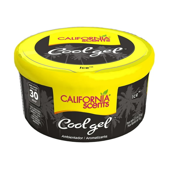 Aromatizante Gel CALIFORNIA SCENTS 2.5OZ plateado