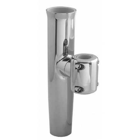 TACO Marine F16-2630POL-1 Stainless Steel Adjustable Clamp-On Rod Holder - Fits 1-11/16 and 1-15/16 Pipe