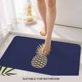 thumbnail image 3 of Pineapple Door Mat&nbsp;Indoor Outdoor Entrance,Non Slip Small Rug for Kitchen Bathroom Entryway Rug,Gold Yellow Navy Blue Tropical Fruit Summer Washable Doormat Floor Mat for Office 16x24 Inch, 3 of 8