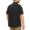 thumbnail image 4 of GENTS BLISS Short Sleeve Men Shirts Hiking Button Down Shirts for Men Quick Dry Fishing Men Shirts with Pocket, 4 of 7