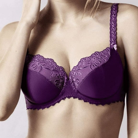 ANITA ROSA FAIA Purple Passion Scarlett Underwire Bra, US 34C, UK 34C, NWOT