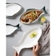 thumbnail image 4 of Vajilla de cerámica Plato creativo Plato en forma de pescado Almacenamiento de refrigerios Bandeja de pescado para restaurante Cena en casa (13 pulgadas + Verde oscuro), 4 of 5
