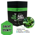 thumbnail image 5 of Klean Freak Body Cleansing Wipes, Tea Tree, 120 Count Jug, Aloe & Witch Hazel, Alcohol-Free, 5 of 6