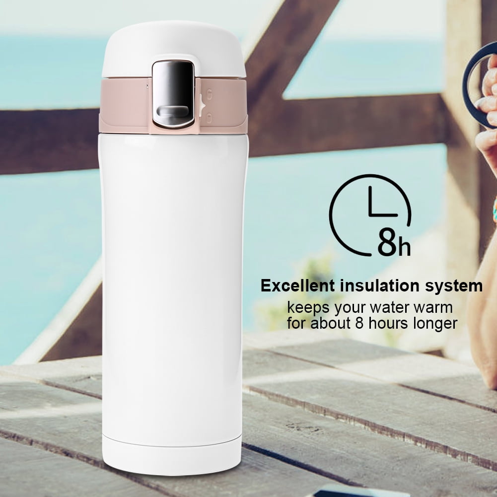 Insulated Stainless Steel Bottle Travel Vacuum Flask Coffee Thermal Mug Tea Cup 