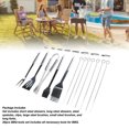 thumbnail image 4 of BBQ Tools, Grill Tools Set Portable Easy To Clean 20 Piece  For Outdoor, 4 of 8
