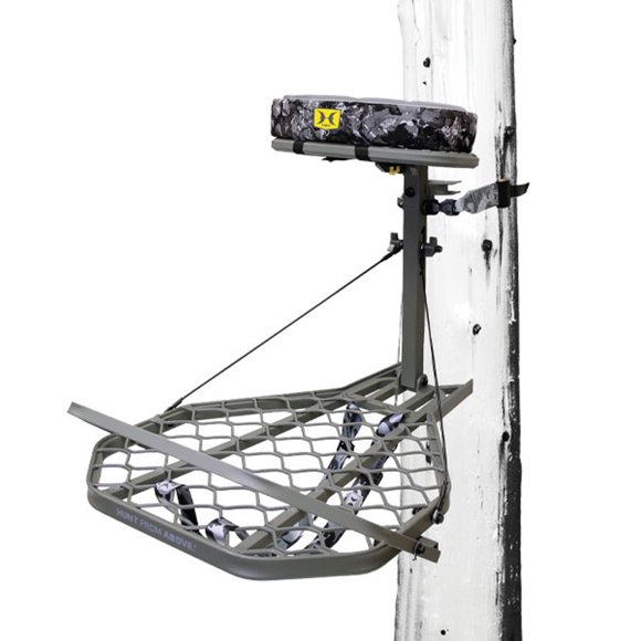 Hawk Helium Support d'Arbre Suspendu Pro, Siège en Mousse Mémoire Équipement de Chasse, 34,75 x 24,5 Pouces