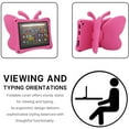 thumbnail image 4 of ELEHOLD Cute Kids Case for Amazon Fire Max 11 13th Generation Kids Friendly EVA Butterfly Wings Kickstand Heavy Duty Rugged Shockproof Protective Case for Fire Max 11 - Rose, 4 of 7