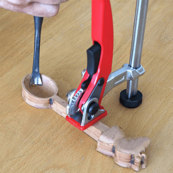 Heavy-Duty Ratchet Workbench Clamp, Table Rapid Clamping Fixture