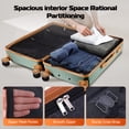 thumbnail image 6 of HOTEEL Carry On Luggage 3 Piece 20 inch Lightweight Travel Luggage Set, ABS+PC Hardside Suitcase with Duffel Bag and Toiletry Bag, 6 of 8