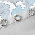 thumbnail image 4 of Homewish Blue Ginkgo Leaf Black Out Curtains, Cartoon Leaf Botanical Curtains Pack of 2 (42x63 Each), Teen Girl Kid Boy Bedroom Curtains, Curtains Blackout Home Decor, 4 of 6