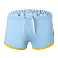 thumbnail image 2 of TIHLMK sous-Vêtements pour Hommes Boxeurs Tendance Personnalité Patchwork Boxeurs Jeunesse, 2 of 4