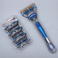 thumbnail image 3 of Universal Five-layer Blade Manual Razor Blade, Men's Razor, Old-fashioned Beard Blade 5-blade Razor Holder-ZJKDGJKJ, 3 of 4